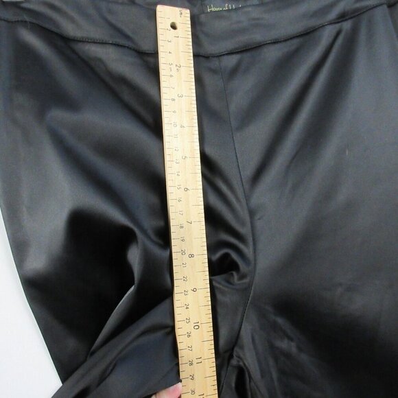 House of Harlow Revolve Women's Satin Crop Tank Top Pants Set M Black Party - Picture 12 of 13